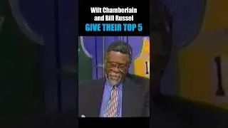 Wilt Chamberlain and Bill Russell give their TOP 5...6...7... #goat #nba #basketballplayer