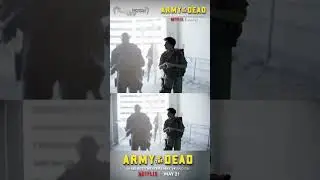 Army of the Dead - Behind The Scenes | Behind the Magic - CGI &  VFX Breakdown  #Shorts #vfxshorts