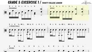 Grade 3 Excercise 1 - Trinity Drums 2020