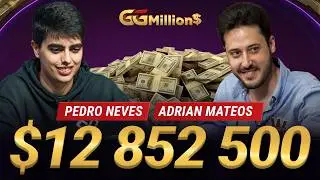 💣 ІСТОРІЯ ТВОРИТЬСЯ! Рекордний GGMillion$ - $12,8М і легенди за одним столом