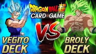 Vegito Deck VS Broly Deck! dragon Ball Super Card Game Battle🔥