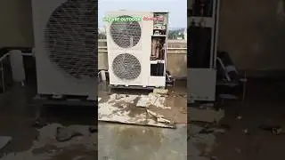 6Hp outdoor Blue star #vrfsystem #viralvideo #vrf #video #airconditioningunit #electrical #reels
