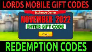 Lords Mobile Redeem Codes NOVEMBER 2022 #lordsmobileredeem #lordsmobile# #lordsmobilefree #shorts
