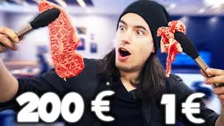 Je Teste la viande la PLUS CH&Egrave;RE du Japon ! VS la moins CH&Egrave;RE