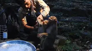I help to check Abby injury & apply some medical lizza hugs sister very sweet
