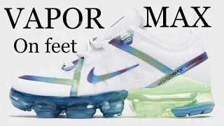 Summit White/Multi Colour 2019/20  bubble pack Nike Air VaporMax Unboxing And On Feet 👟🦶