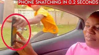 HOW PHONE SNATCHER IS TAKING YOUR PHONE IN 0.2 SECONDS / phone snatching