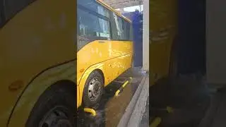 fully automatic bus and truck washing machine price mobile 3 brushes bus wash equipment for buses