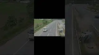 Loss of control or sleeplessness #car #highspeedcrashes #shortsvideo#crashs
