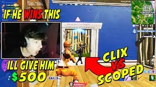 Clix Wants To Send Scoped $500 After Getting Shocked By HIS INSANE Solo Trio End Game Clutch