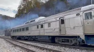 Budd Rdc Units leaving Jim Thorp