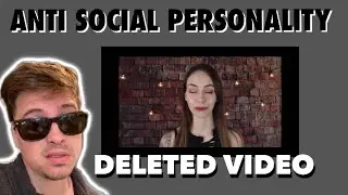 Reacting / Jessica Kent's Anti Social Personality Vid
