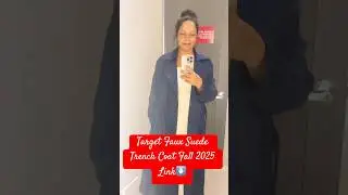 Target✨Fall 2025 🍂Faux Suede Trench#fall2025#su&egrave;de#trenchcoat#targetfinds#autumnstyle#autumnfashion