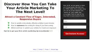 WP Squeeze Page Plugin - Overview Part 2