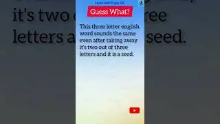 #guess #what #three #letter #english #word #sounds #same #learn #enjoy