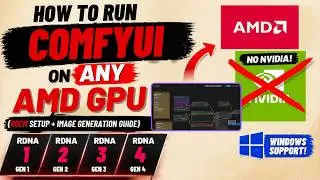 How to Run ComfyUI on ANY AMD GPU ROCm Setup + Image Generation Guide