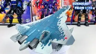 I Spent 30 Minutes Building My SU-57 Felon 1/72 Aircraft Model Kit