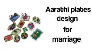 Aarathi plates design for marriage | DIY | @RathiyaInnovation