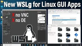 Direct run Linux GUI apps on Windows 10 using WSLg |  [Hindi]