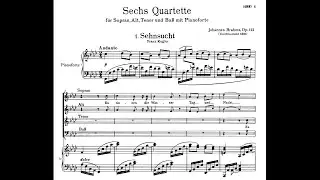 Johannes Brahms - Sechs Quartette, op. 112