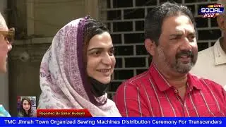 TMC Jinnah Town Organized Sewing Machines Distribution Ceremony For Transcenders