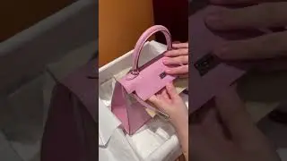 Unboxing the Pink Herm&egrave;s Kelly 25 | Luxury in Every Stitch!