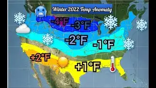 Winter 2021-2022 Temperature Anomaly Forecast