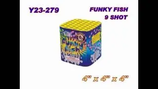 Funky Fish Cannon Fireworks Y23 279 by Red Apple Fireworks