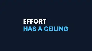 The First System You Build When Effort Hits Its Ceiling