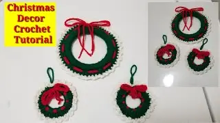Vlogmas Christmas Decor Tutorial | Crochet Tutorial for Beginners by mirozuber