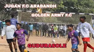 Gudurasole 1st Match Penalty Kick //Golden Army f.c vs Jugan f.c Arabandha #samal
