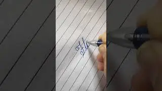 best cursive writing ll flower in cursive writing 🌹 ll #viral #ytshorts #flower