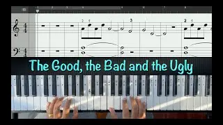 The Good, the Bad and the Ugly || Sheet Music || Piano