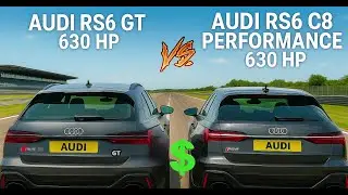 💰 Audi RS6 GT 630 HP vs Audi RS6 C8 Performance 630 HP &ndash; DRAG RACE  0 - 300 km/h