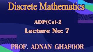 Elements of Graph | Discrete Mathematics | Prof. Adnan Ghafoor