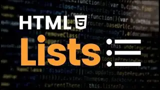 HTML Lists in Urdu How to create a list in HTML using Visual Studio Code for Beginners...