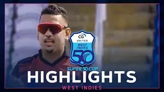 Narine Takes Crucial 3-17 In Final! | Leeward Islands v Trinidad & Tobago | CG United Super50 2023