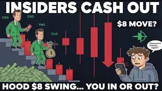 Robinhood Stock: Insiders Cash Out, $8 Move Loading? | HOOD Weekly Parody Analysis