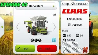 FS 14. Timelapse # 63. Full harvest with a big combine.
