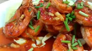 szechuan prawns