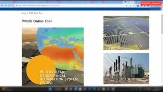 تقييم اداء محطات الطاقة الشمسية باستخدام موقع PVgis