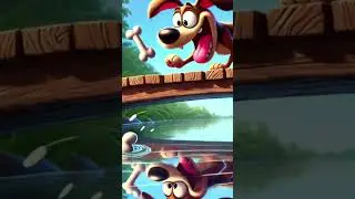 The Dog and His Shadow  #animation #bedtimestories #cartoon #princessstoryforkids