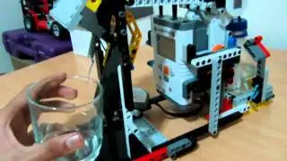 Lego Mindstorms liquid dispenser