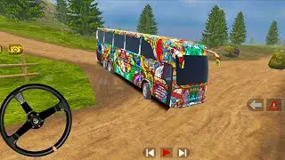 Coach Bus Simulator India Off Road Driving Bus Game Simulator Bablu Gamer Gameplay  Part 91 #bus