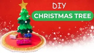 DIY Mini Christmas tree - Chenille stick craft / DIY Christmas tree using pipe cleaners