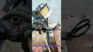 How a Grass Rope Twisting Machine Works