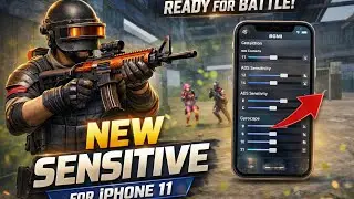 iPhone 11 New Sensitivity 🔥 TDM Practice = OP Spray 😱 | BGMI. #bgmi #bgmiindia #bgmishorts 