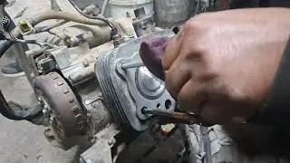 TVS Jupiter #BS6 piston ring fitting Jupiter #ring #piston Jupiter bs6 head #cylinder Piston change