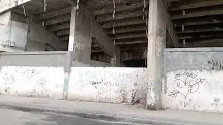 Estrutura está precária no Estádio do Arruda, arquibancada inferior inferior do estádio interditada.