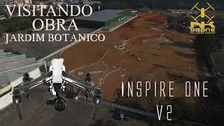 DRONE DJI INSPIRE ONE V2 - Visitando obra do Jardim Bot&acirc;nico